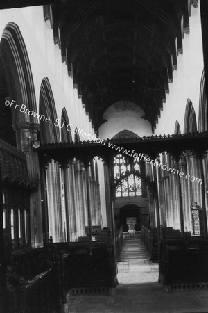 ST EDMONDS NAVE & SCREEN FROM ALTAR